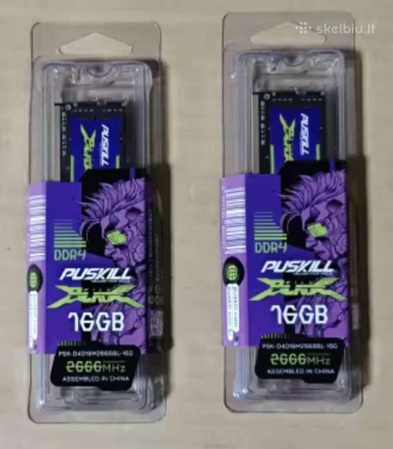 Nauji nesiojamo kompiuterio RAM Ddr4 16gb - nuotraukos Nr. 2