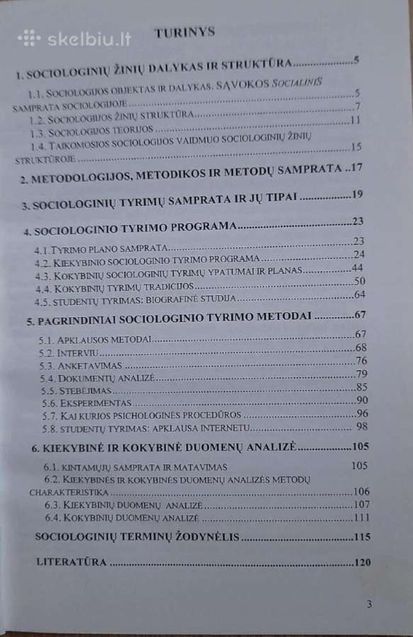 Sociologinių tyrimų metodika. - nuotraukos Nr. 2