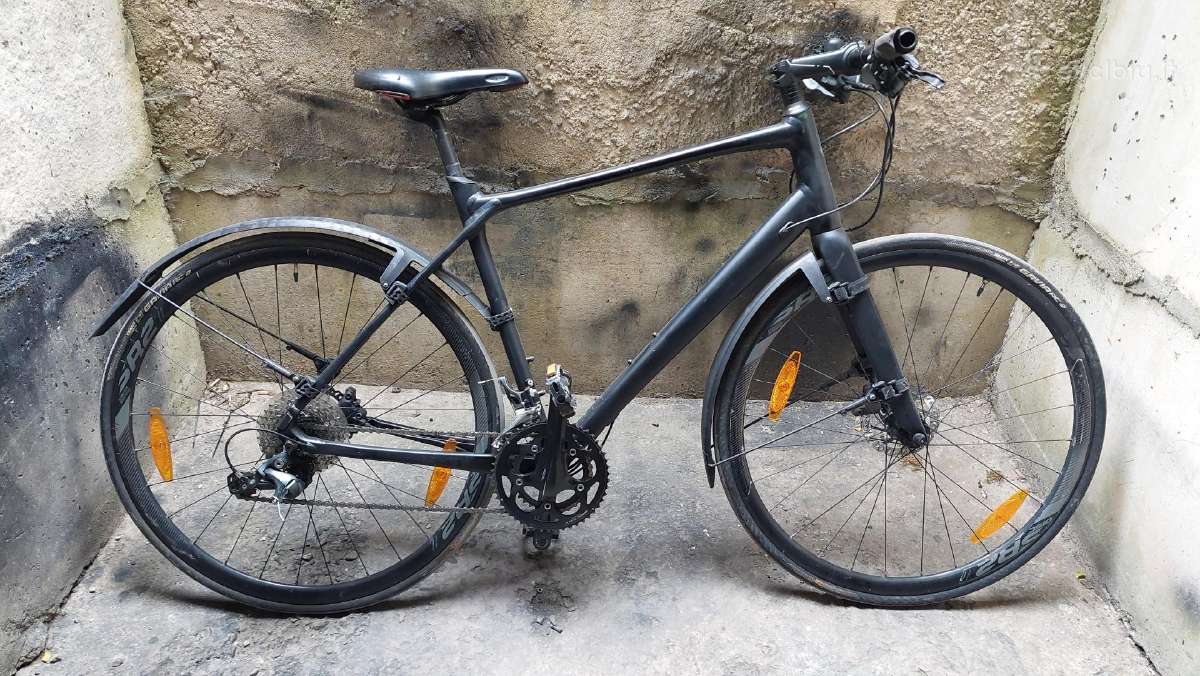 Dviratis moteriškas vyriška vaikui Scott Trek Cube - nuotraukos Nr. 18