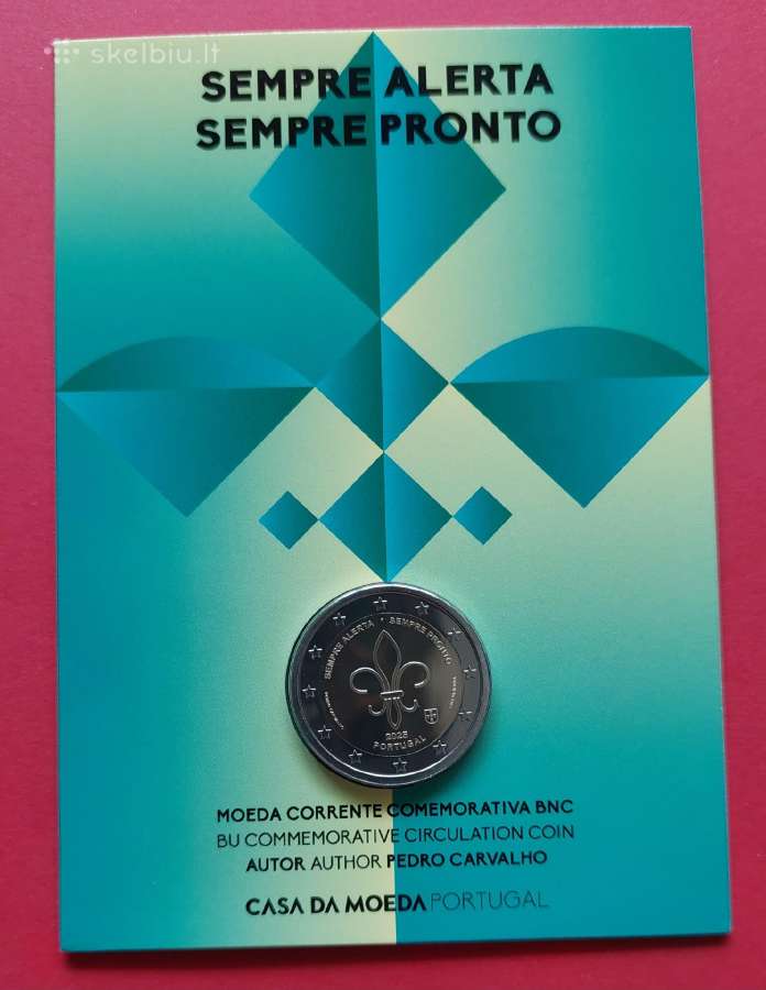 Portugalija 2025m.2€ Skautai Bu