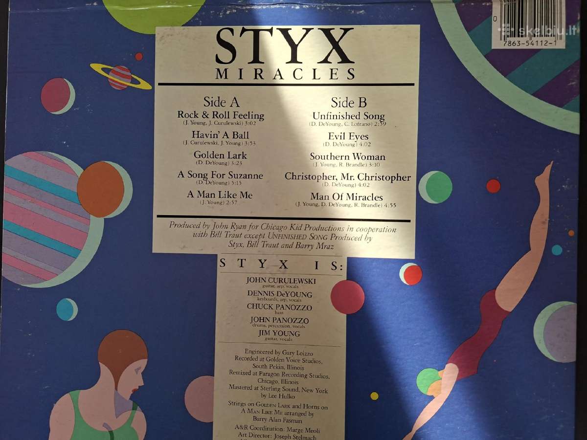 Styx 1974 „Man Of Miracles“ - nuotraukos Nr. 2