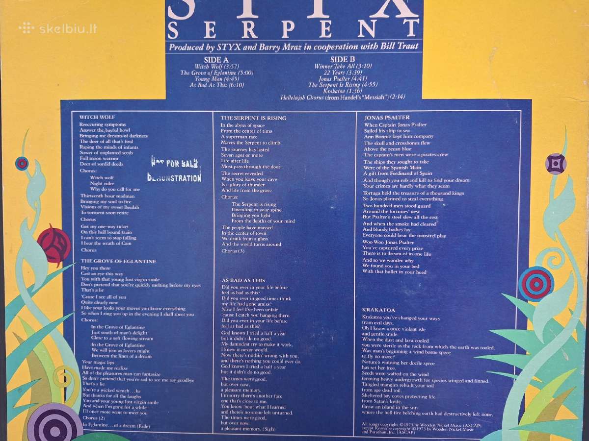 Styx 1973 „The Serpent Is Rising“ - nuotraukos Nr. 2
