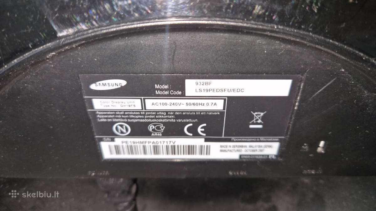 Samsung monitorius - nuotraukos Nr. 3