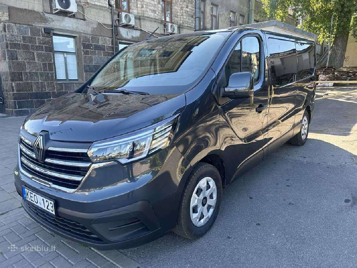 Naujų 2026m. Renault Trafic mikroautobusų nuoma - nuotraukos Nr. 3