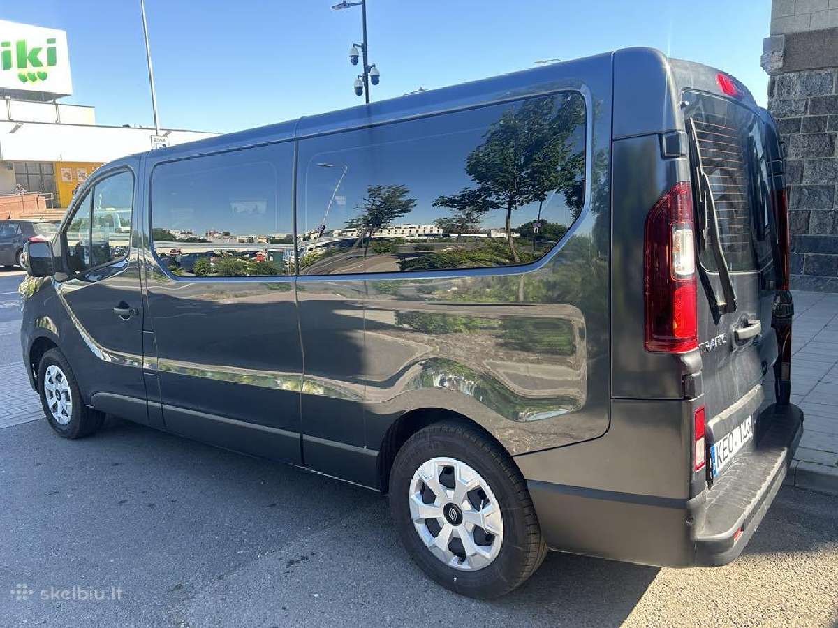 Naujų 2026m. Renault Trafic mikroautobusų nuoma - nuotraukos Nr. 8