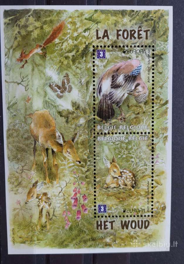 Belgija 2011 Cept- fauna, švarus, Michel Nr.block1