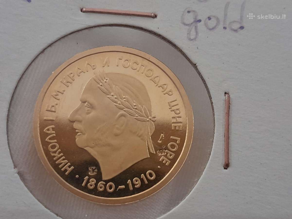 Auksinė Juodkalnijos moneta
