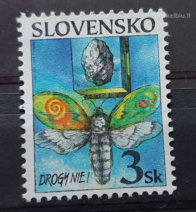 Slovakija 1998 drugelis, švarus, Michel Nr.323