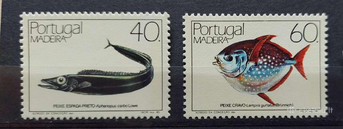 Portugalija(madeira) 1985 žuvis, švarus, Michel Nr