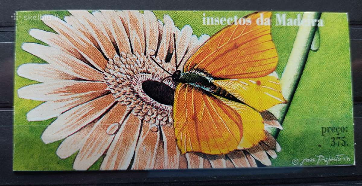 Portugalija(madeira) 1998 drugeliai, švarus, bukle - nuotraukos Nr. 2