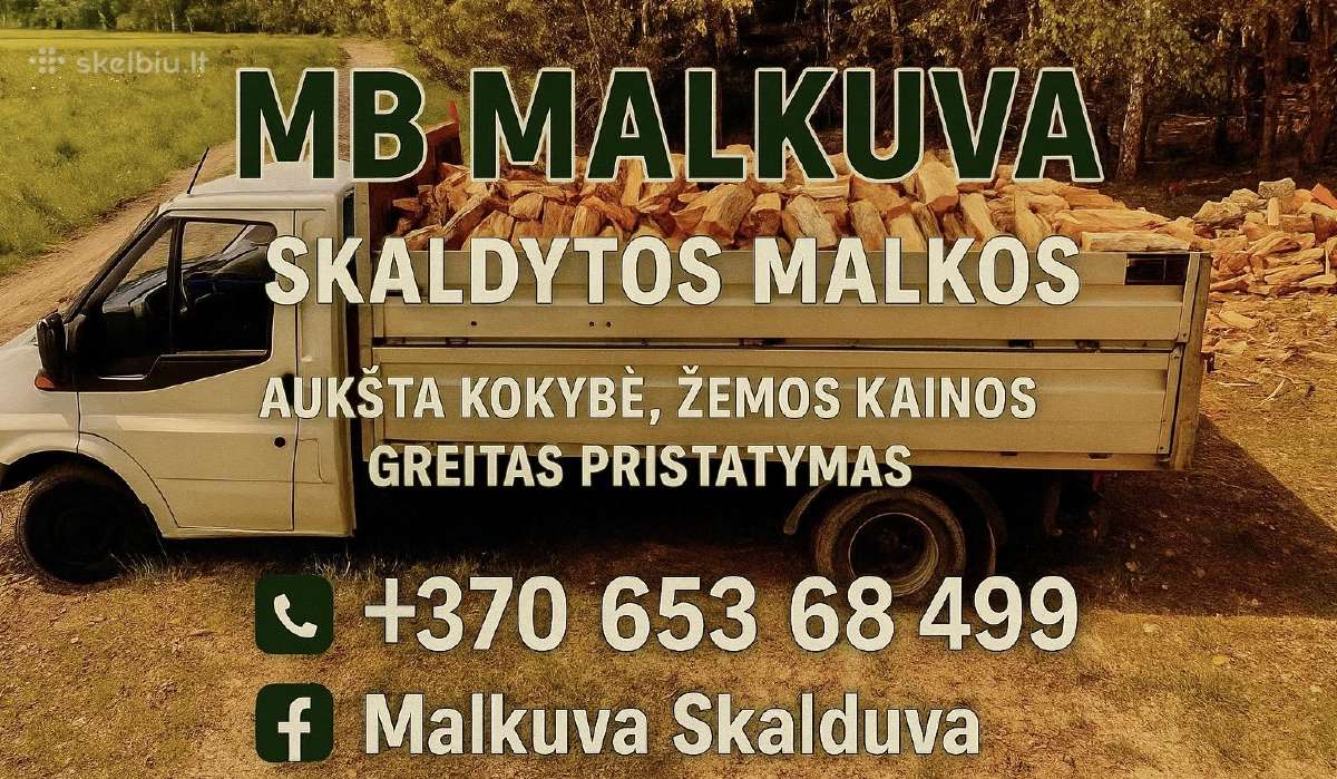 Malkos skaldytos Pigiau