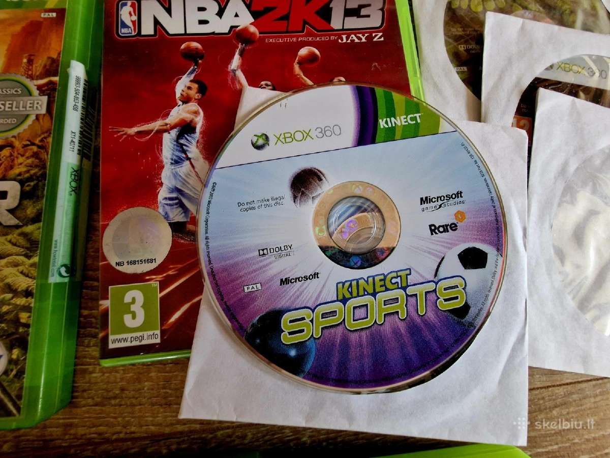 Xbox 360 su priedais ir žaidimais - nuotraukos Nr. 6