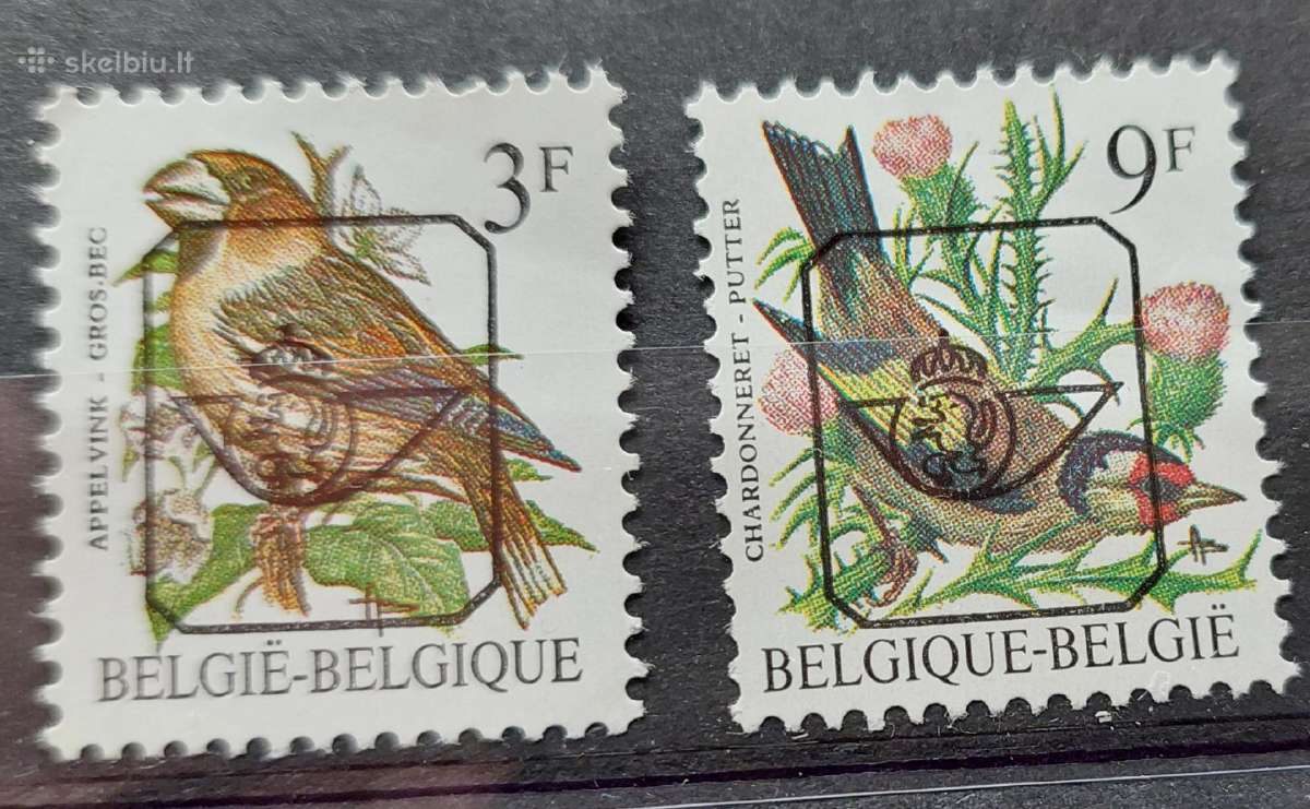 Belgija 1985 paukščiai, švarus, Michel .2241-224+