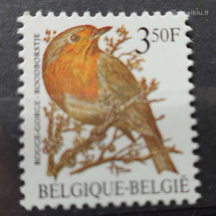 Belgija 1986 paukštis, švarus, Michel Nr.2275