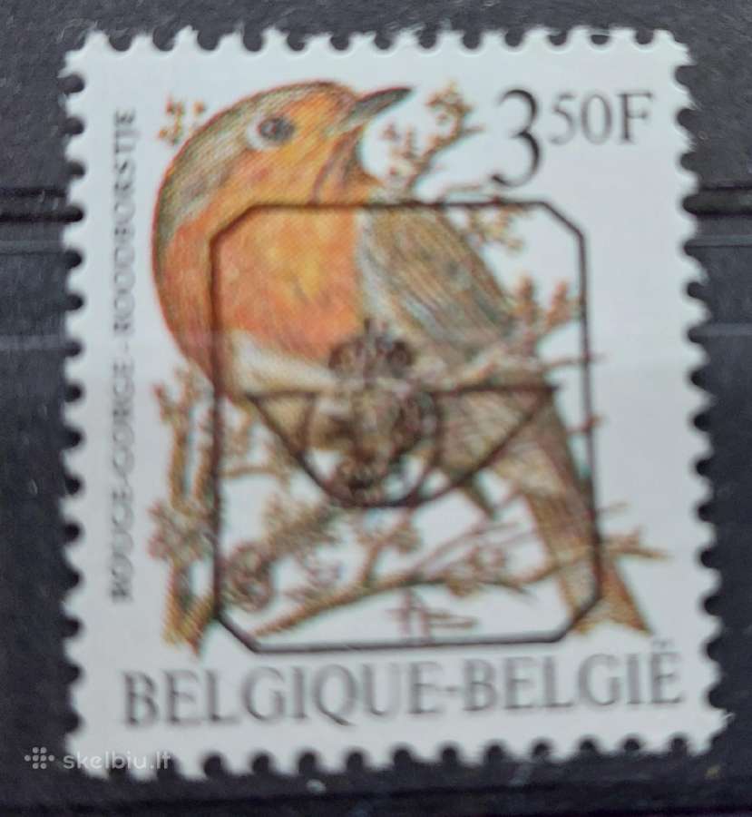 Belgija 1986 paukštis, švarus, Michel Nr.2275+