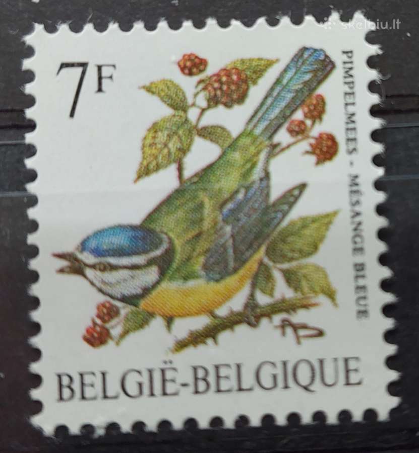 Belgija 1987 paukštis, švarus, Michel Nr.2313