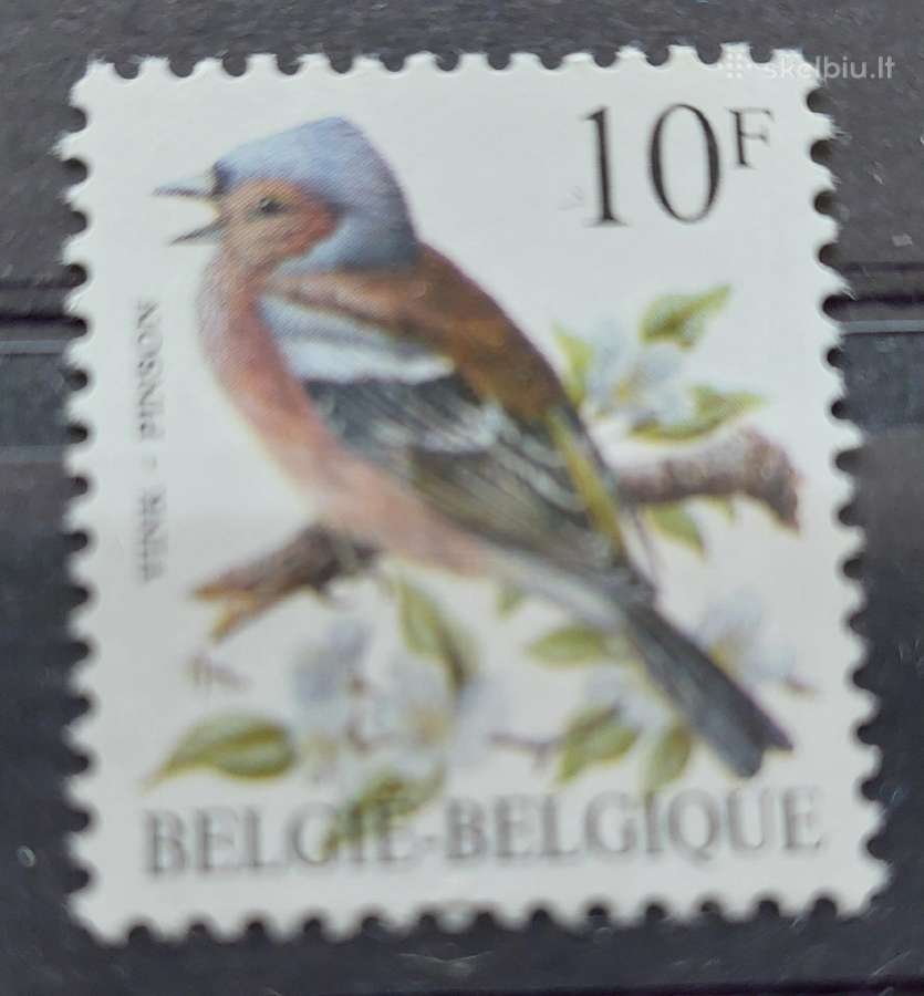 Belgija 1990 paukštis, švarus, Michel Nr.2404