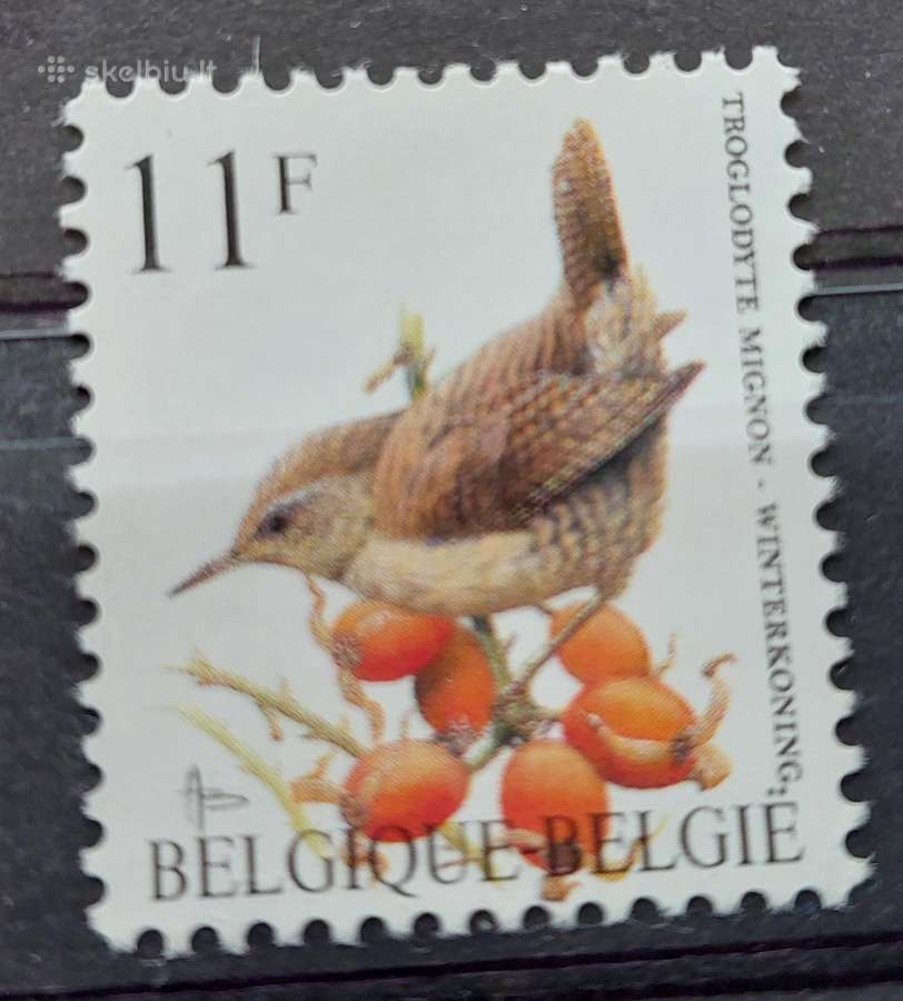 Belgija 1992 paukštis, švarus, Michel Nr.2502