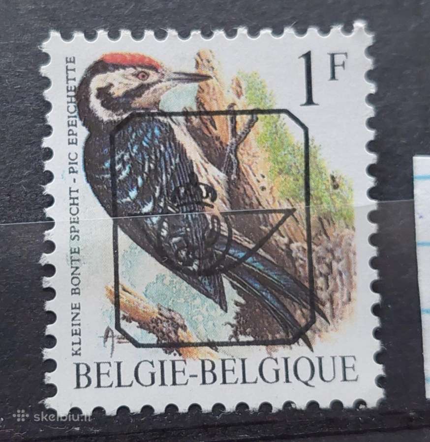 Belgija 1990 paukštis, švarus, Michel Nr.2401+
