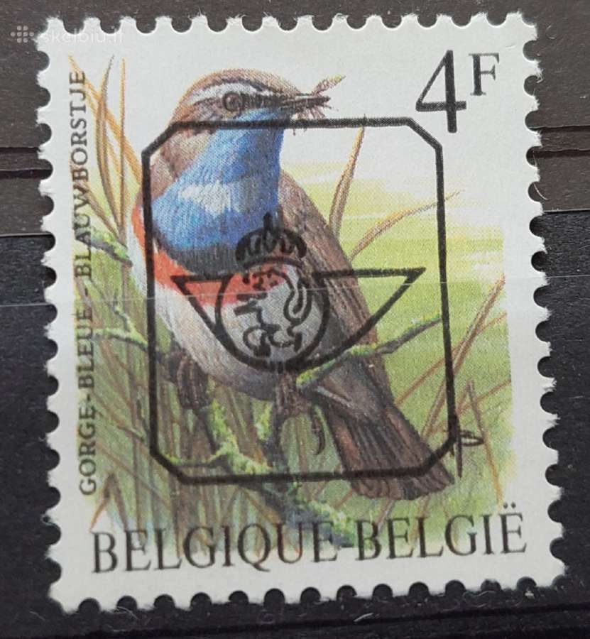 Belgija 1989 paukštis, švarus, Michel Nr.2373+