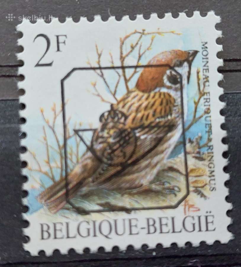 Belgija 1989 paukštis, švarus, Michel Nr.2399+