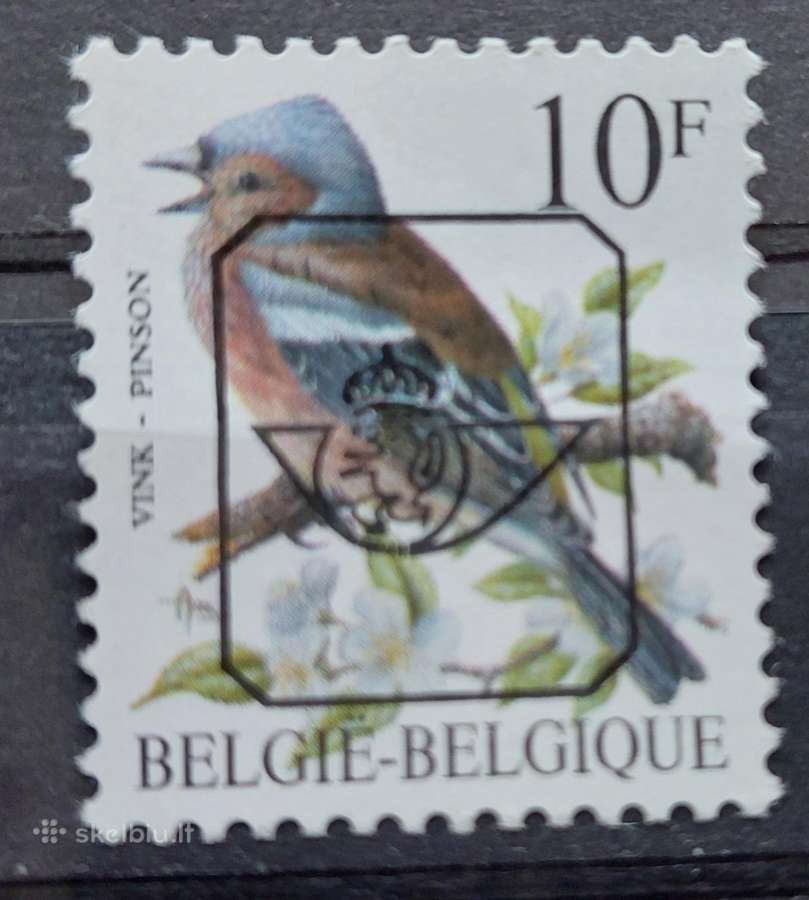 Belgija 1990 paukštis, švarus, Michel Nr.2404+