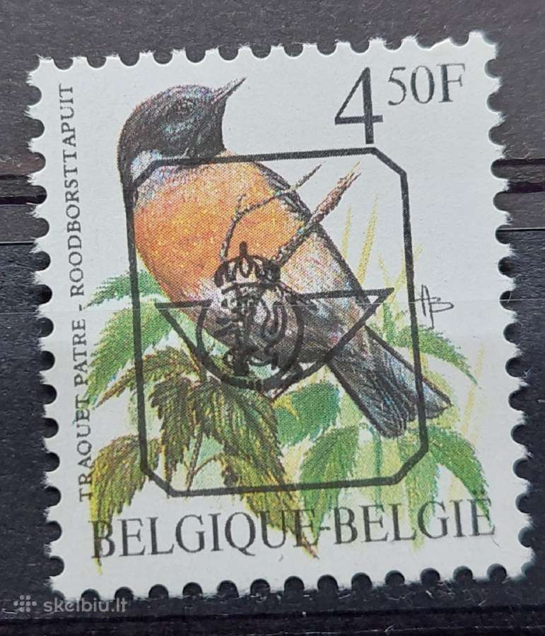Belgija 1990 paukštis, švarus, Michel Nr.2449+
