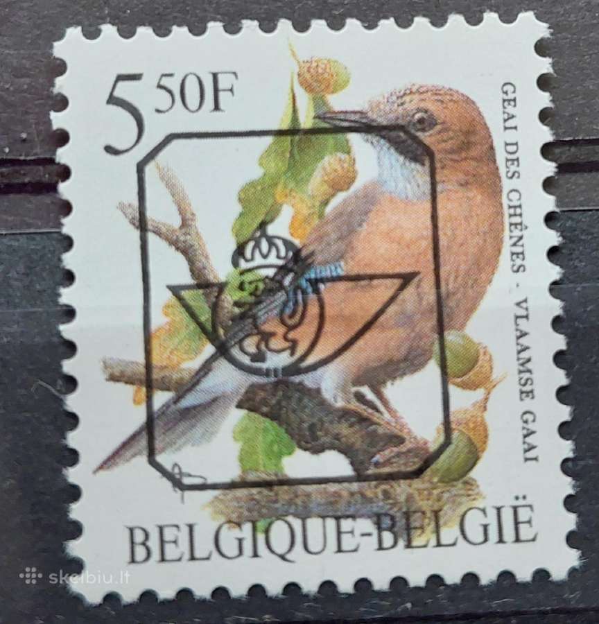 Belgija 1993 paukštis, švarus, Michel Nr.2578+