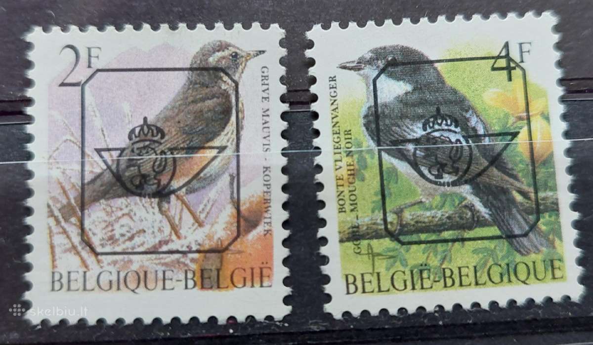 Belgija 1996 paukščiai, švarus, Michel Nr.2701-270