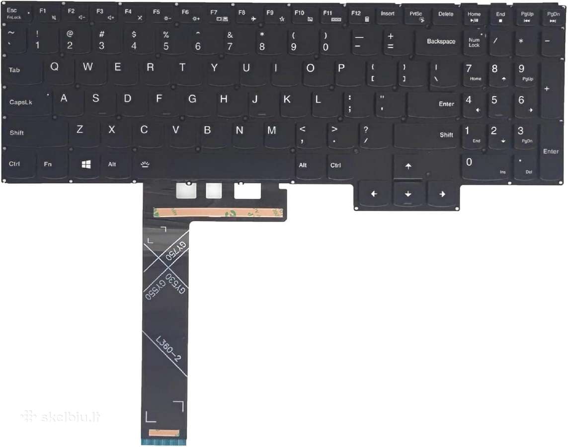 Lenovo Legion Gaming, Dell, Hp klaviatūros - nuotraukos Nr. 3