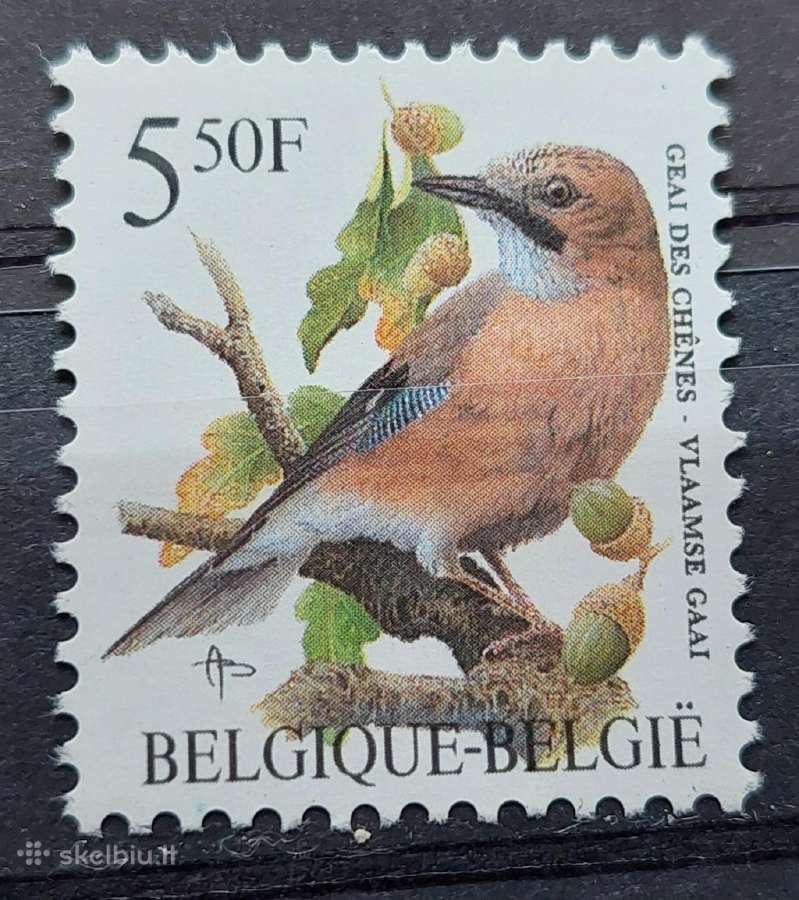 Belgija 1993 paukštis, švarus, Michel Nr.2578