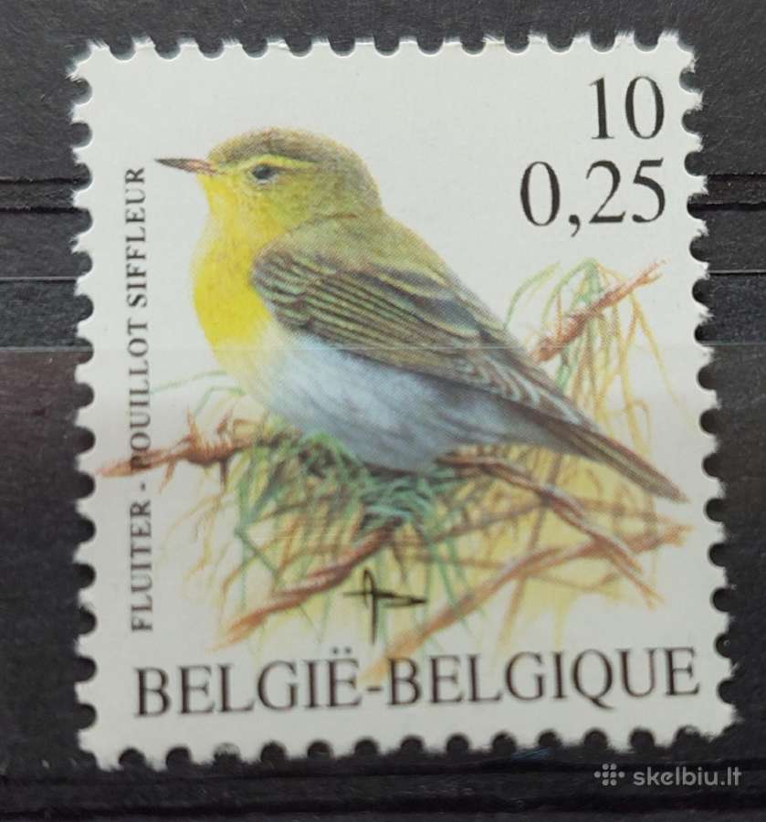 Belgija 2000 paukštis, švarus, Michel Nr.2988