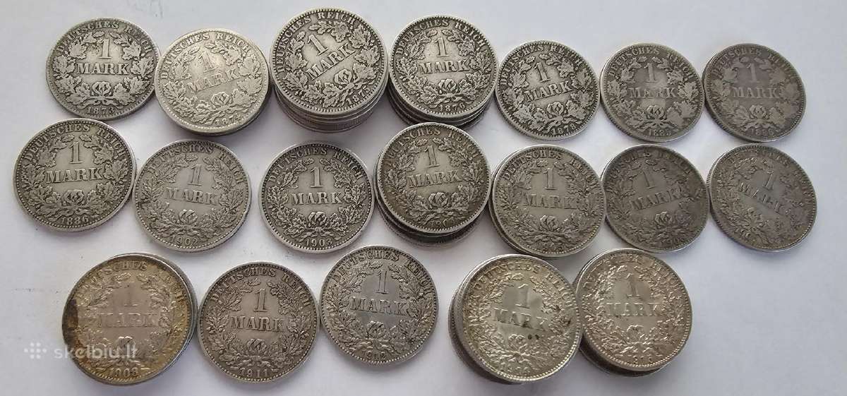 1873-1915 1 markes 38vnt kolekcija