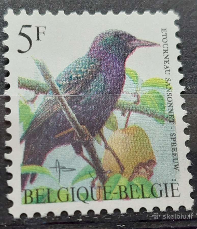Belgija 1996 paukštis, švarus, Michel Nr.2690