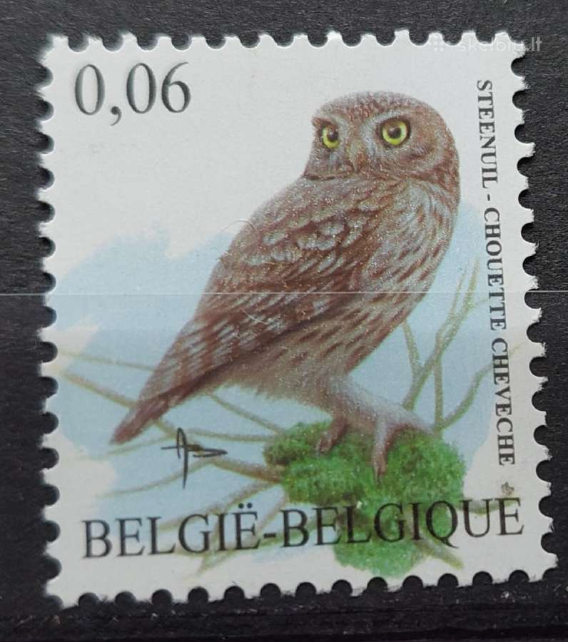 Belgija 2007 paukštis, švarus, Michel Nr.3720