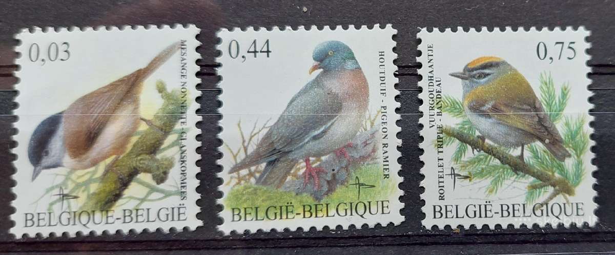 Belgija 2005 paukščiai, švarus, Michel Nr.3434-343