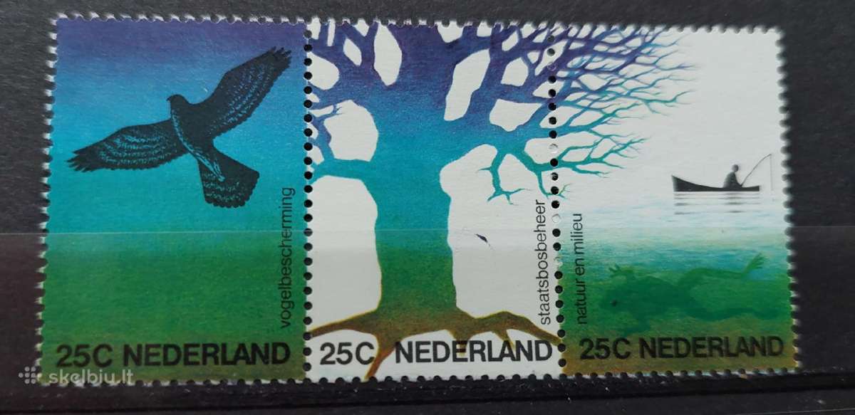 Nyderlandai 1974 gamta, švarus, Michel Nr. 1023-10