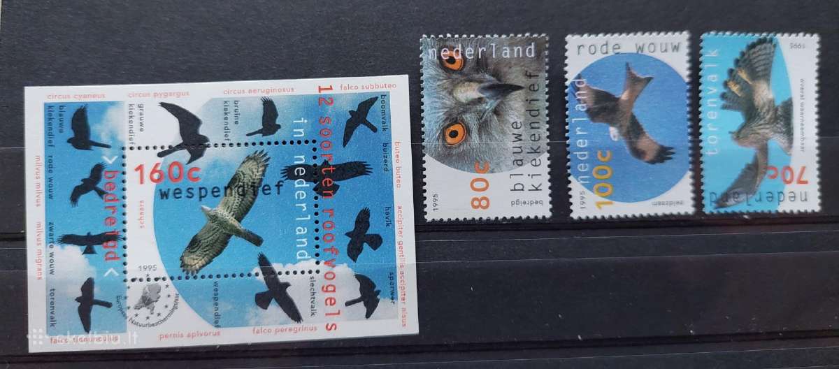 Nyderlandai 1995 pauksčiai, švarus, Michel Nr. 154
