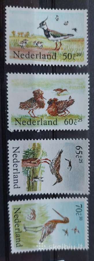 Nyderlandai 1984 paukščiai švarus, Michel Nr.1246-