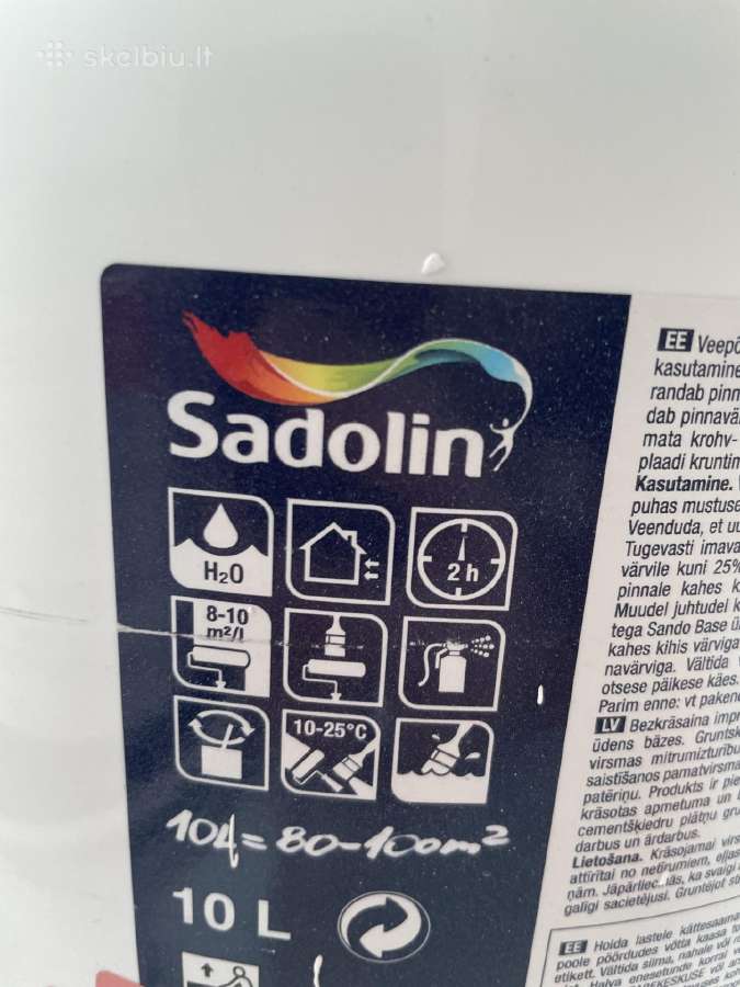 Sadolin Sando gruntas 10lt kibiras - nuotraukos Nr. 2