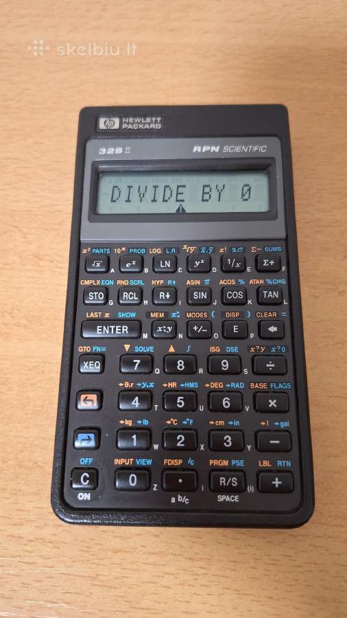 Hp 32s 2 programuojamas vintažinis skaičiuotuvas - nuotraukos Nr. 5