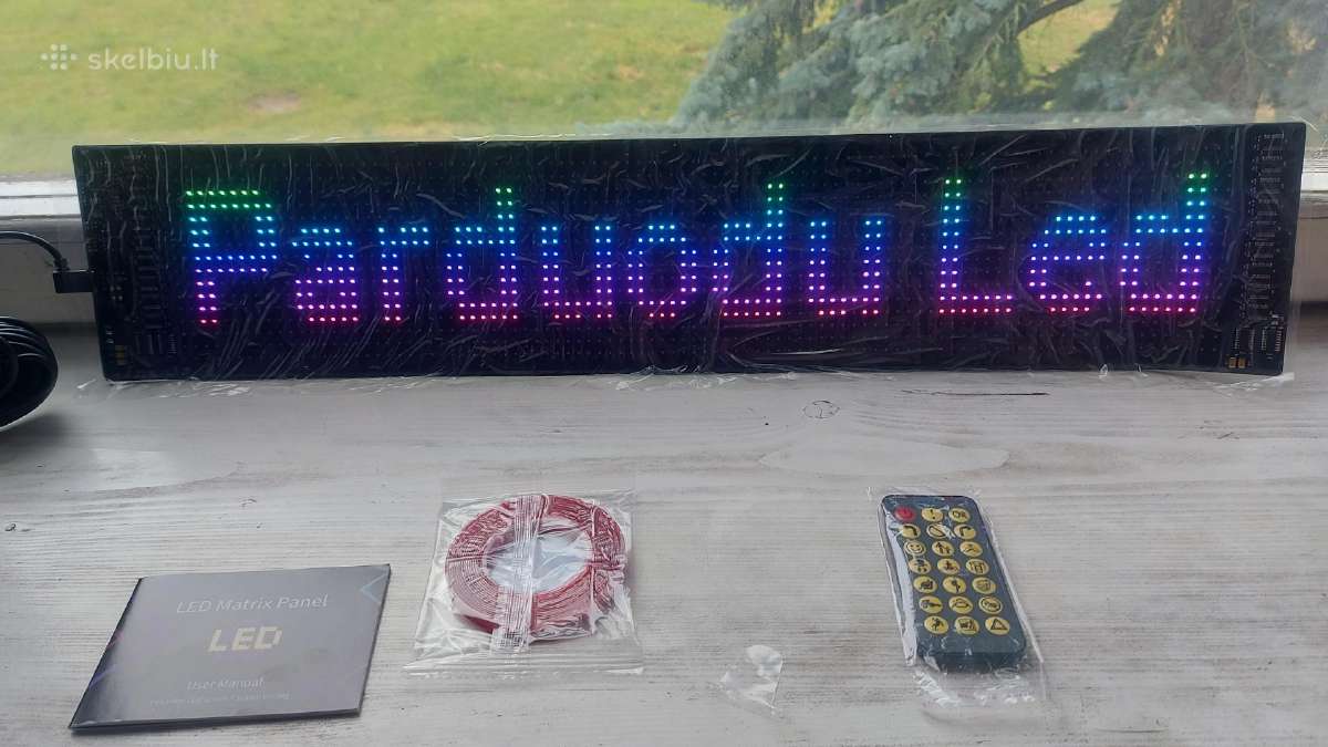 LED juostą, švieslentę, reklamos juostą,
