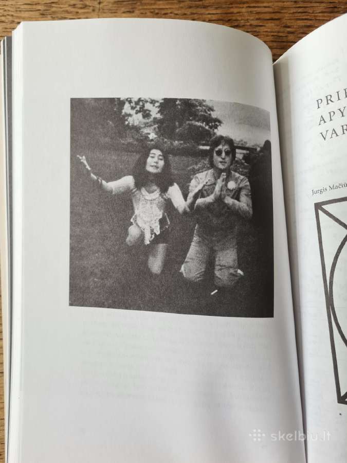 Trys draugai. J. Mačiūnas, Yoko Ono, J. Lennon - nuotraukos Nr. 6