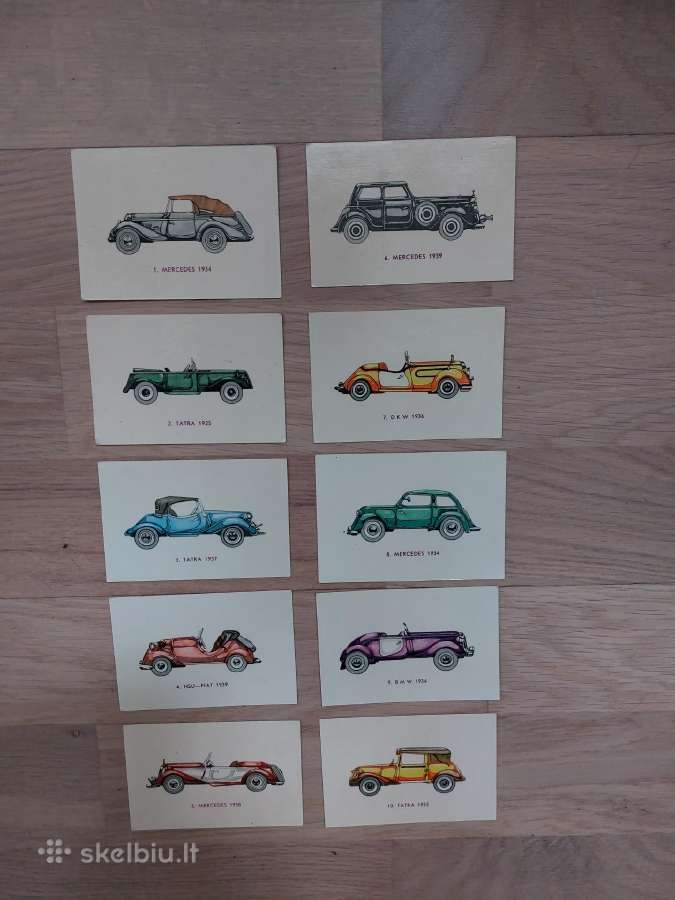 Lietuviški kalendoriukai su senų automobilių serij - nuotraukos Nr. 2
