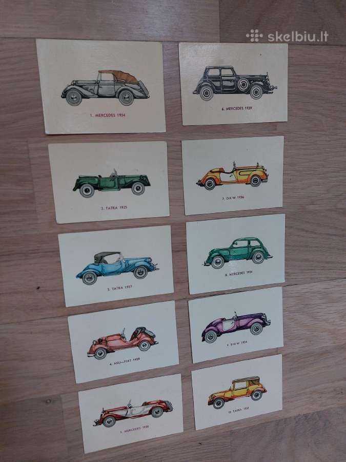 Lietuviški kalendoriukai su senų automobilių serij - nuotraukos Nr. 3