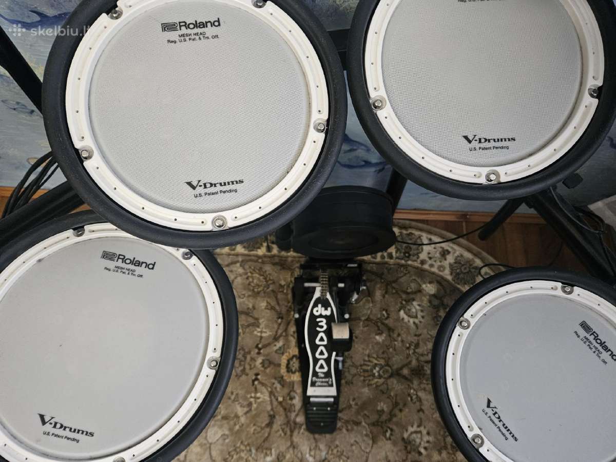 Roland Td-07kv V-drum Set Elektroniniai būgnai - nuotraukos Nr. 2