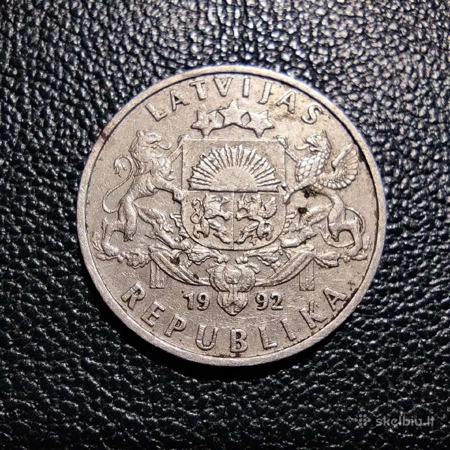 1 latas 1992 - Latvija - nuotraukos Nr. 2