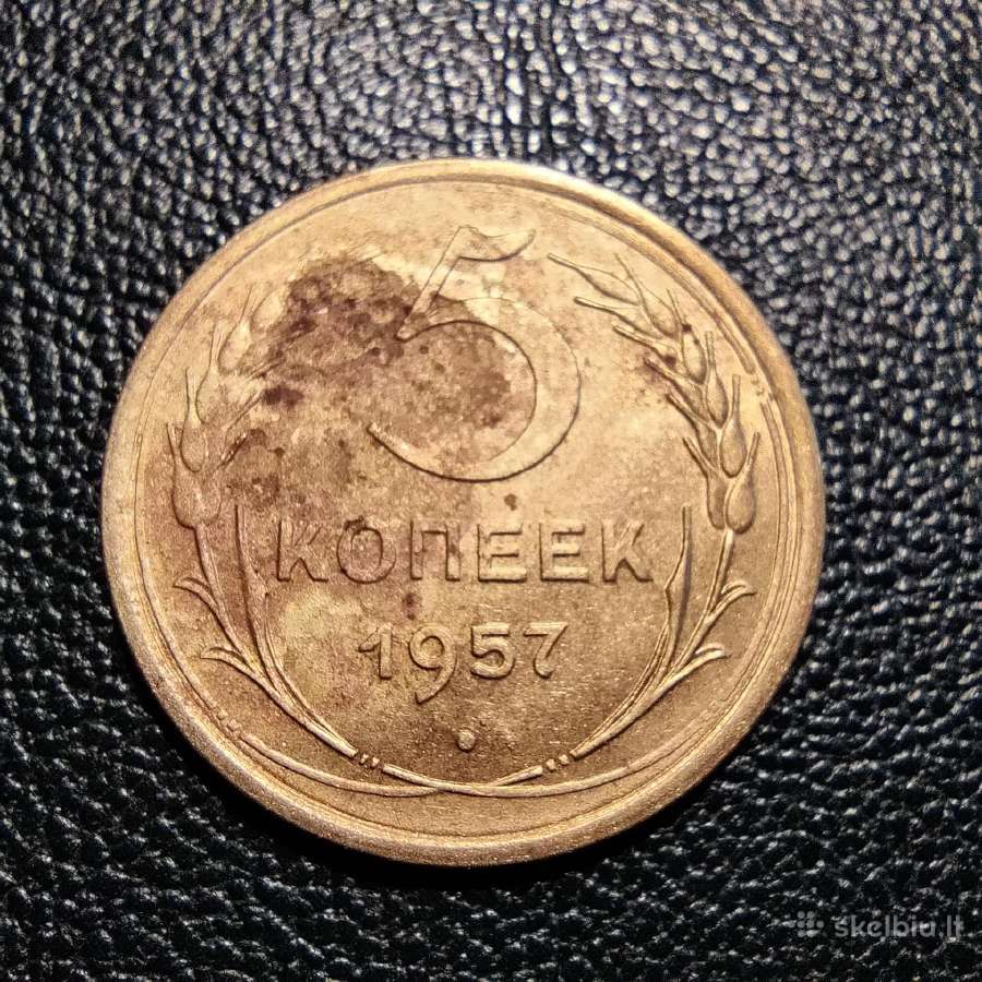 5 kapeikos 1957 - TSRS - Neblogas stovis