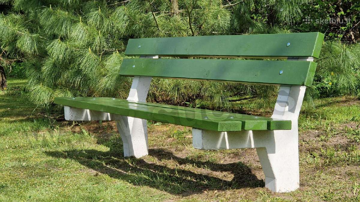 Parduodami lauko suolai su betoninėmis atramomis - nuotraukos Nr. 5