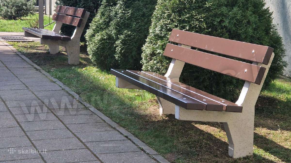 Parduodami lauko suolai su betoninėmis atramomis - nuotraukos Nr. 17